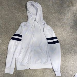 A white jacket with a hood!